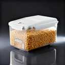 25lbs Rice Dispenser - 25lbs/10.6qt/10kg Food Flour Storage Bins with Lids & Cup BPA Free Kitchen Extra Large Grain Storage Containers Cat/Dog Food Storage Container