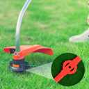 36 Pcs Plastic Grass Trimmer Head Blades, String Trimmer Head Blades, Plastic Cutter Blade Replacement for Cordless Grass Trimmer -Red