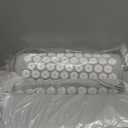 ProsourceFit Acupressure Mat and Pillow Set for Back/Neck Pain Relief and Muscle Relaxation (Large, Grey/White)