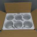 VEWEET Ceramic Coffee Mugs Set of 6, 11 OZ Coffee Cups Set with Handle, White Mugs Set Porcelain Cup Set for Kitchen, Microwave Dishwasher Safe, Series Fiona