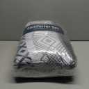 Xruibed Black Queen Comforter Set 7 Pieces, Black Grey Boho Striped Bed in a Bag Queen Size Soft Microfiber All Season Bedding Set with Comforter, Sheets, Pillowcases & Shams(90"90")