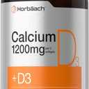 Horbäach Calcium 1200 mg with Vitamin D3 | 330 Softgels, Exp 05/2028