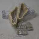 Finnhomy Non-Slip Clothes Hanger for Baby and Kids 30-Pack Velvet Hangers with 10 Finger Clips,Beige