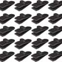 HengLiSam Tarp Clips, Heavy Duty Lock Grip, Clamps Withstand 60mph Strong Wind Fit for Awnings, Outdoor Camping, Caravan Canopies, Bungee Cord Clip (20 Pieces)