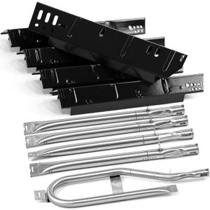 Grill Replacement Parts for Dyna-Glo 5 Burner DGH474CRP, DGH485CRP, 4 Burner DGH450CRP, Repair Kit for Dyna-Glo 3 Burner DGH371CRF Grill, 70-02-411 Grill Heat Plates Tent, 70-02-413