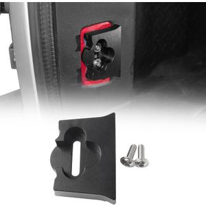 Hooke Road Wrangler Tailgate Limiter Aluminum Alloy Tail Gate Stopper for 2007-2018 Jeep Wrangler JK, Rear Trunk Door Latch Anti-Abnormal Noise Reduces Tailgate Sinking