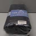 DAN RIVER 24 Pack Wash Cloths for Showering [12x12] - 100% Cotton Washcloths Premium Quality Flannel Face Cloths for Bathroom, Highly Absorbent and Soft Feel Wash Clothes, Black