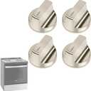 Updated W11517331 Knobs Replacements for Whirlpool Electric Stove, Replace W11458840 W11117415, etc Range Oven Knobs for WEC310S0LS0, WFE745H0FE1, etc Durable & Easy Install, 4 Pack (Not Universal)