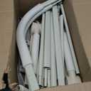 HOMEAL Bed Rail for Toddlers, 59in Swing Down Baby Bed Rail Guard, Toddler Bed Rails for King Size Beds, Twin, Full, Queen, Bed Guard Rail for Toddlers, Grey