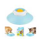 Dog Lick Sphere, Dog Cat Licks Toys for Liquid Food, Lick Bowl for Dogs, Dogs Licks Roll Ball, Non-Slip Licking Bowl Enrichment Toys for Pet Calming & Anxieties Relief (Yellow*1)