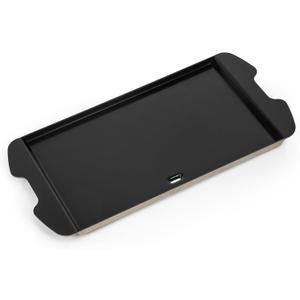 Onlyfire Ceramic Coated Full Size Griddle Insert for Weber Traveler Portable Gas Grill, BBQ Grill Griddle for Outdoor Cooking, Black