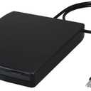 USB & USB-C Dual Interface External Floppy Disk Drive, 1.44MB FDD for Laptop PC Desktop, Compatible with Windows 11/10/8/XP/Linux & Mac OS