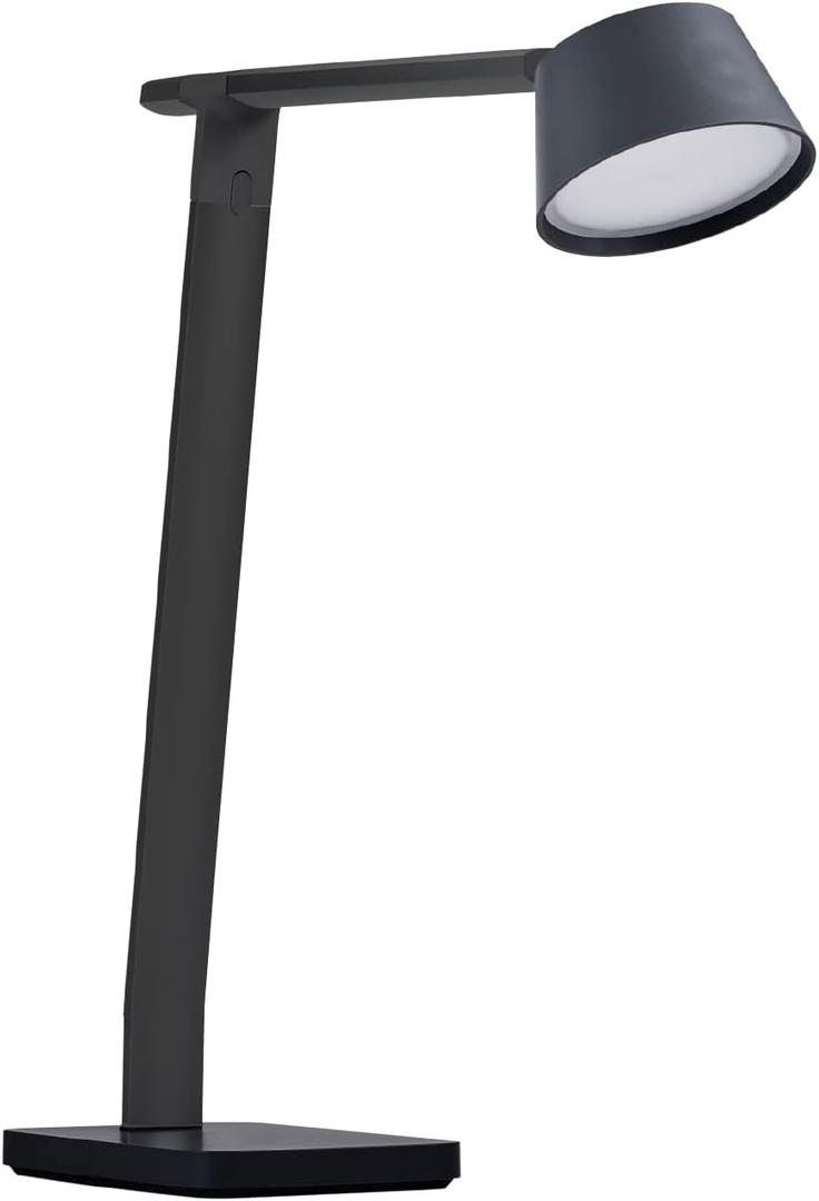 PureOptics LED Verve Designer Desk Lamp with USB Charging Port, True White LED + 16M RGB Colors