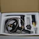 TapLong Waterfall Roman Tub Faucet with Hand Shower, Widespread Deck Mount Bathtub Faucet with Sprayer, Single-Handle 3-Holes Bathtub Shower Faucet Set in Matte Black, 03119B