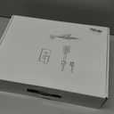 RTOBWEYE 8 Inch Ceiling Mount Shower Faucet Set, Polish Chrome Rainfall Shower System, Square Rain Shower Head with Handheld Spray Combo Ceiling, Silver Rainfall Shower Faucet Fixtures (3-Setting)