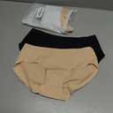 Women Seamless Hipster Underwear,No Show Ladies Panties Bikini,Full Coverage Breathable Briefs,Comfy,Invisible,6-Pack, Small