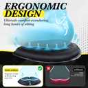 Foldable Motorcycle Gel Seat Cushion with Sunshade Cover 3D Dome-Shaped High Elasticity Shock Absorption Seat Pad, Comfort & Butt Protection for Long Rides, Stay Cool & Comfortable