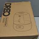 DREO Humidifiers for Bedroom, 3L Top Fill 30H & 26dB Quiet Runtime for Large Room, Cool Mist Ultrasonic Humidifier with Humidity Sensor, Night Light for Home, Baby, Nursery, Plants, 360 Nozzle, Black