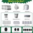 Travel Trailer RV Cover 22-24 ft, 420D Oxford Fabric Camper Cover