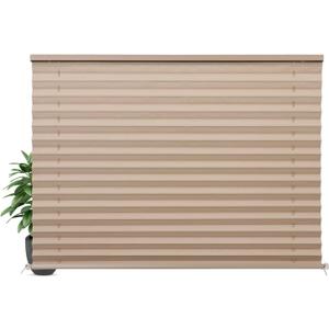 LUCKUP RV Blinds for Camper Window Blackout RV Shades Curtains 32" W x 24" L w/Aluminum Foil, RV Pleated Shades for Travel Trailer Window, Cappuccino