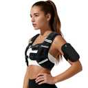 PICKPEAK Weighted Vest for Woman Man 6lb Weighted Vest for Walking, Strength Training Weight Vest with Adjustable Buckle Detachable Phone Pouch for Running Workout