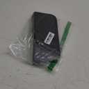 Portable Zippered Key Organizer, Waterproof Fireproof Key Case with 12 Key Hooks and Tags, Portable Key Storage for Rental Management Real Estate Sales Hotel Executives and Car Service (12 keys)