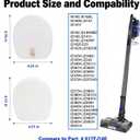IX141 Vacuum Filters Replacement for Shark IZ362H IZ377H IX140 IX141 IZ140 IZ142 IZ162H IZ163H UZ145 Rocket Pet Pro Cordless Stick Vacuums.Comapre to Part # 617FJ140, 2 Foam & Felt Filters