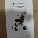 Wheelchairs for Adults,Transport Wheelchair Lightweight Foldable Chairs with Handbrakes,Portable Wheelchair Travel Wheel Chairs for Seniors，Up to 300lbs