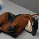 VangeBow Bouncy Horse for Toddlers 1-3, Inflatable Ride on Bouncy Animal Hopper Toys for 1 2 3 4 5 Year Old Girl Boy Kids First Birthday Gift, Outdoor Indoor Soft Play Equipment (Pump Included)