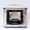 Ellen Tracy 4 Piece Bedding Set 1 Comforter 104x90 In 2 Comforter Shams 20x36 In 1 Quilt 104x90 In