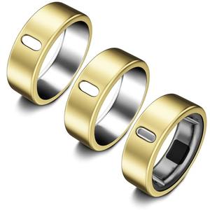2 Pack Cover Compatible with Oura Ring Gen 4/Oura Ring Gen 2 Horizon/Heritage, Surport Charging with Cover on, Anti-Scratch TPU Protector for Men Women (Size 10, Gold*3)
