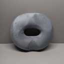 Donut Pillow Seat Cushion Chair Pad for Tailbone Pain Relief and Hemorrhoids, Memory Foam Seat Chair Cushion for Postpartum Pregnancy, Seat Cushions for Men and Women for Home & Office(Gray) (45*40*7CM)
