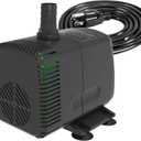 Submersible Pump 880GPH with AUTO-Shut-Off 10ft High Lift for Fountains, Hydroponics, Ponds, Aquariums & More