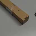 Goo-Ki 2 Packed Matt Black Cabinet Pulls with Long Backplate-5''(128MM) Hole Centers Drawer Pulls for Kitchen