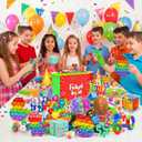 Fidget Toys, 160 Pack Party Favors for Kids 8-12 4-8, Sensory Toys Bulk Autism Autistic, Treasure Box Toys for Classroom, Stocking Stuffers, Goodie Bag Stuffers, Christmas Birthday Gifts Prizes