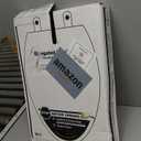 KOHLER 4636-RL-0 Cachet ReadyLatch Elongated Toilet Seat Slow Close, Soft Close Toilet Seat Quiet Lid, Contoured Grip-Tight Bumpers Installation Hardware, Apartment Essentials, White