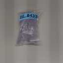 Glass Shelf Sign Holder, Clear Label Clip for Glass Shelving 3/16" Thick 2" L x .9" H, 50 Pack