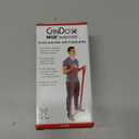 CanDo Multi-Grip 6 Foot Exercise Resistance Band with Hand/Foot Loops for Total Body Workouts, Training, Rehab, Stretching and Therapy