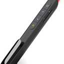Wireless Presenter, Hyperlink Volume Control Presentation Clicker RF 2.4GHz USB PowerPoint Clicker Presentation Remote Control Pointer Slide Advancer (Black)