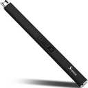 SUPRUS Electric Lighter Arc Windproof Flameless USB Rechargeable Lighter with Safety Lock for Candle BBQ Camping (Black)