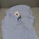 ZESICA Women's Spring Long Sleeve Maxi Dresses 2026 Crew Neck Swiss Dot Tiered Flowy A Line Wedding Cocktail Party Dress (Light Blue), S