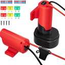 Battery Adapter 12V Adapter with Switch Power Wheels Battery Adapter 12 Gauge Wire for DIY RC Trucks Toys Robotics