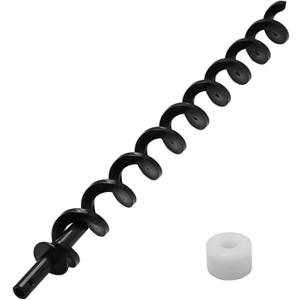 18 1/4" Auger Shaft Screw Replacement Parts for Pit Boss 700 Series Pellet Grills, Auger Flighting Shaft Kit with Auger Motor Bushing, Replacement Parts Number: 74079, 31893, 18 1/4" for PB 700 Series