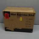 Mini Exercise Bike, Uten Under Desk Bike Pedal Exerciser, Peddler Exerciser (15.95''D  13.78''W  12.05''H, Silver)