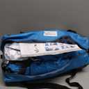 Gorich Beach Tent Sun Shelter with UPF50+ UV Protection for 3/4-5/6-7 Person, Lightweight & Portable Beach Shade Canopy with 2 Zippered Doors, Easy Setup Family Beach Umbrella (Dark Shelter-Skyblue)