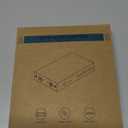 USB3.0 KVM Switch 2 Port HDMI, 4K@60Hz KVM Switch 1 Monitors 2 Computers with 3 USB3.0 Ports, HDMI KVM Switches for 2 PCs Share 1 Monitors and USB Devices, Support Button Switch, EDID