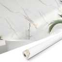 Marble Peel and Stick Waterproof Wall Paneling, 118" x 47" Statuario Gold Matte Finish Self-Adhesive Backsplash Tile Vinyl Wall Panel for Kitchen Bathroom Wall Decor, Covers 38.75 Sq. Ft.