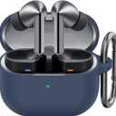 AhaStyle Silicone Case for Samsung Galaxy Buds 3 FE (2025) / Galaxy Buds3 Pro and Galaxy Buds 3 (2024) Shockproof Full Protective Skin Case Cover Compatible with Samsung Galaxy Buds3 Series (Blue)