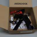 Passage Door Lever Dummy GreenShield Exterior Interior Door Handle for Hallway Closet Heavy Duty Non-Locking Lever Sets No Key Door Knob for Right Left Handed Door (1 Pack, Matte Black)