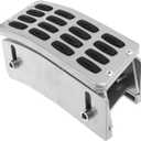 A06G-Adjustable Heighten Gas Brake Foot Rest Pedal Accelerator Pad Cover Gas Pedal Kit Gas Pedal Extender Cover Adjustable Drive (Silver)